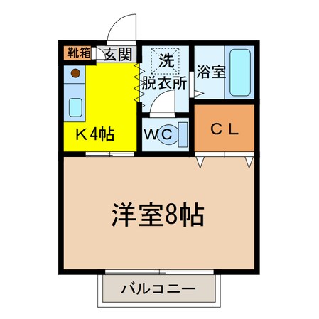 ラヴィＭの物件間取画像